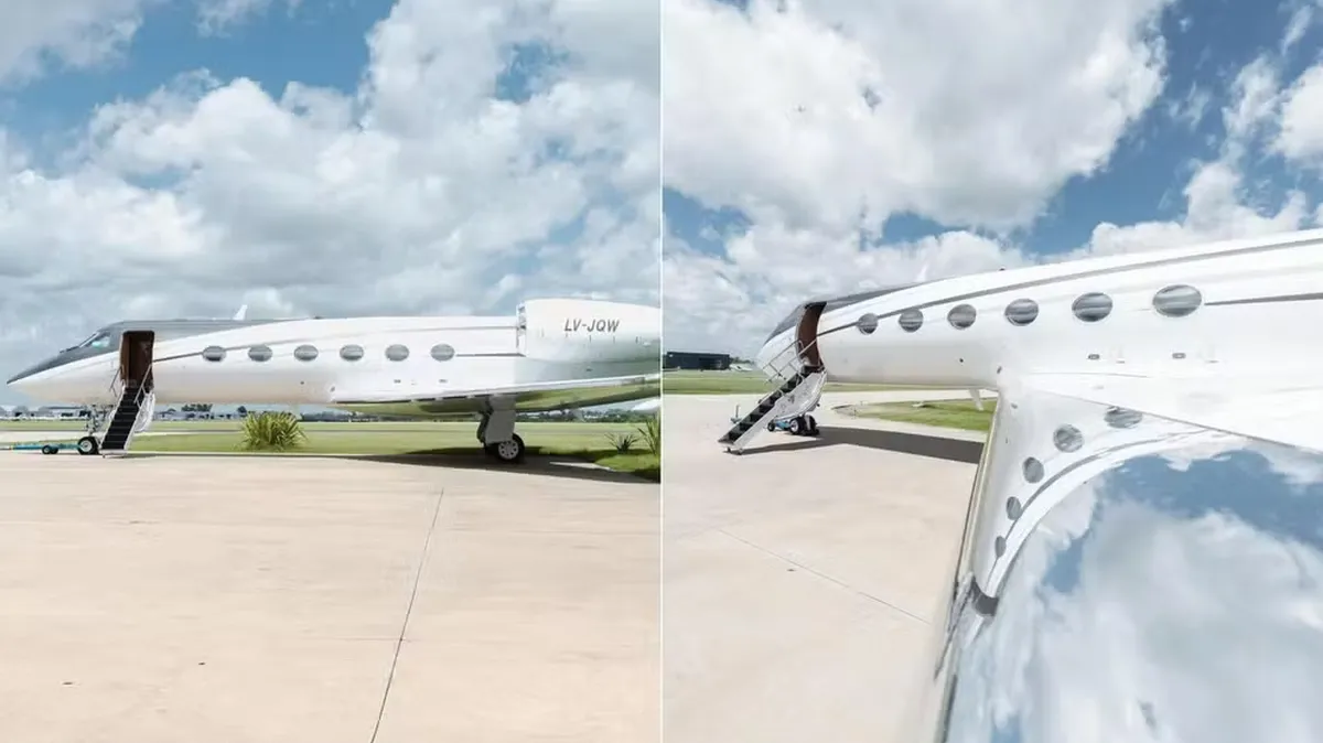 Empresa de transporte aéreo que leva Flávio Bolsonaro para os EUA é investigada por corrupção no governo Milei